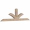 Ekena Millwork Richland Smooth Timber Gable Bracket, Douglas Fir, 108"W x 31 1/2"H x 5 1/2"D x 5 1/2"F, 7/12 Pitch GBW108X31X0606RIC00SDF - alternate 3